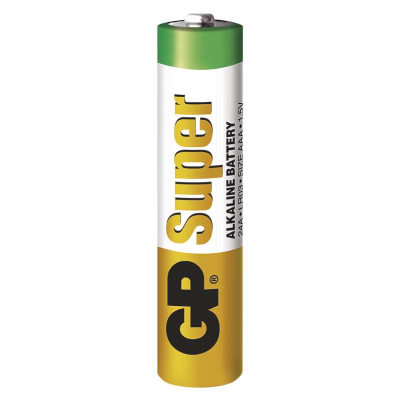 Batéria B0114T (B1320T3) alkalická tuž. AAA 1,5V LR03 GP24A8/4ET-2WPB12 (zelená) (bal=8+4ks) (AKCIA)