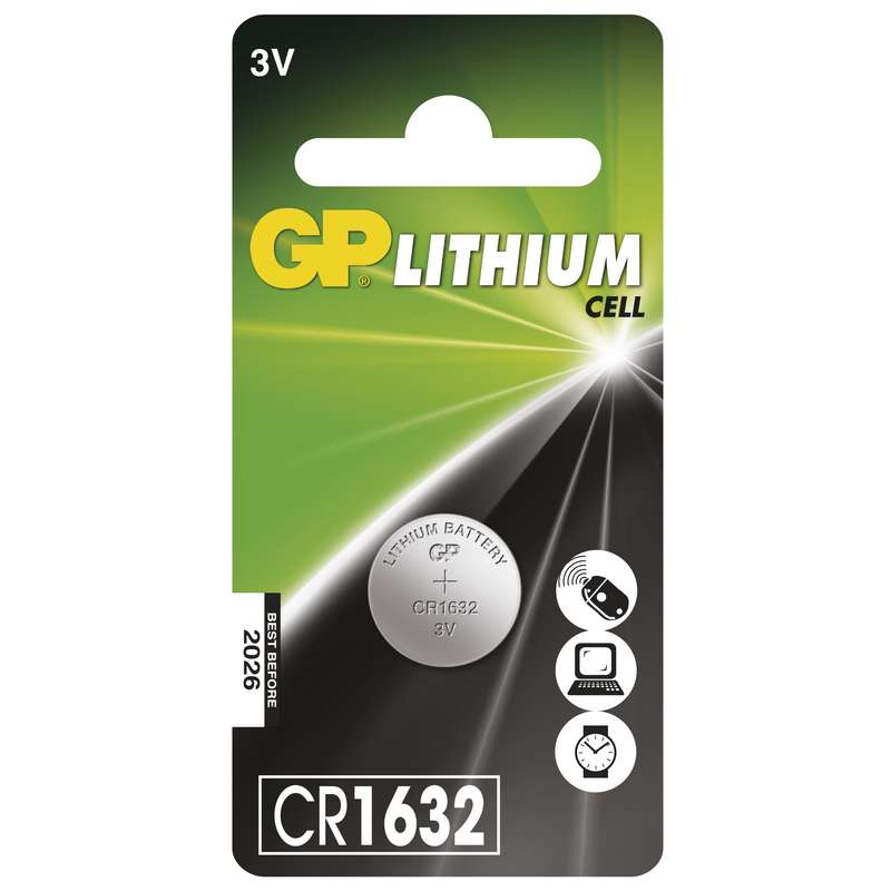 Batéria CR1632 (B15951) Lítiová 3V 140mAh GP