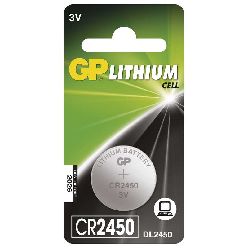 Batéria GP CR2450 (B15851) Lítiová 3V GP