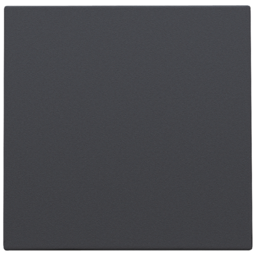 Kryt zaslepovací 122-76001 Intense, Anthracite, s vývodom pre kábel, pre rám 170-009.. NIKO