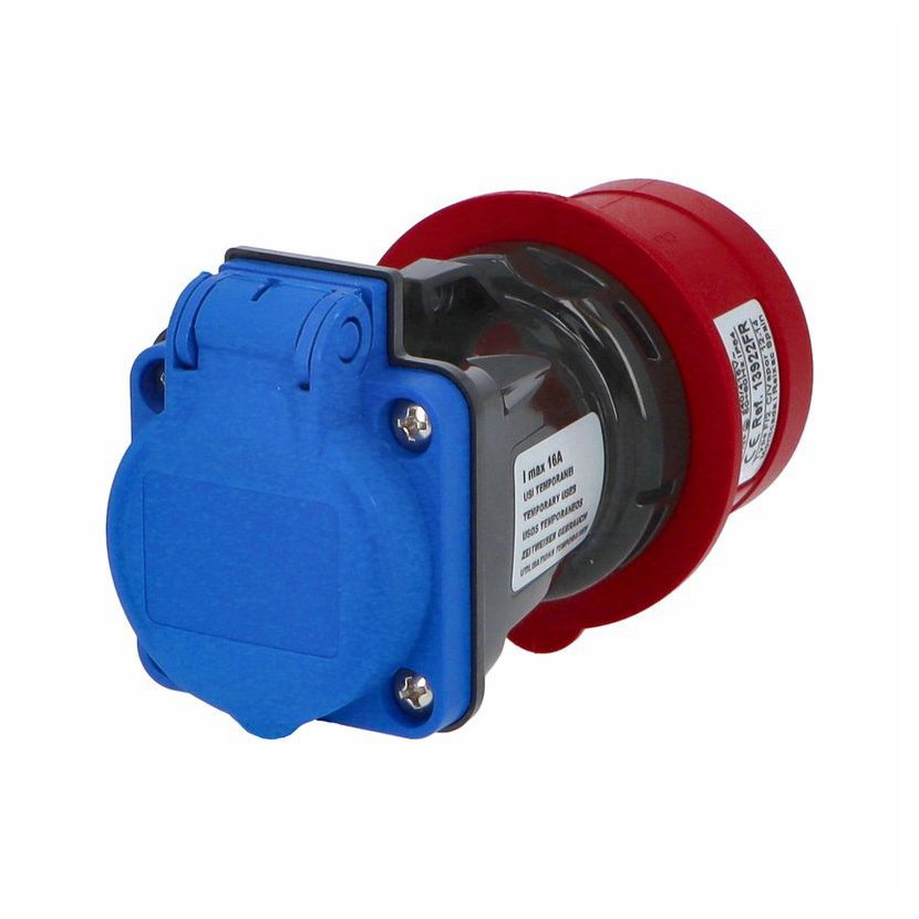 Adaptér 13922FR IP54/400V/16A - vidlica / zásuvka s kolíkom