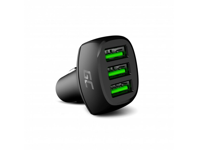 Nabíjačka GADGC01 do auta 3xUSB 18W (54W) Green Cell