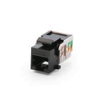 Zásuvka keystone KEJ-C5E-U-BK DATA RJ45-8 Cat.5e, 8 pólov, netienená