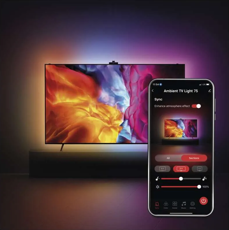 Podsvietenie ZTV75 ambietné pre televízor 75" GOSMART (Novinka)