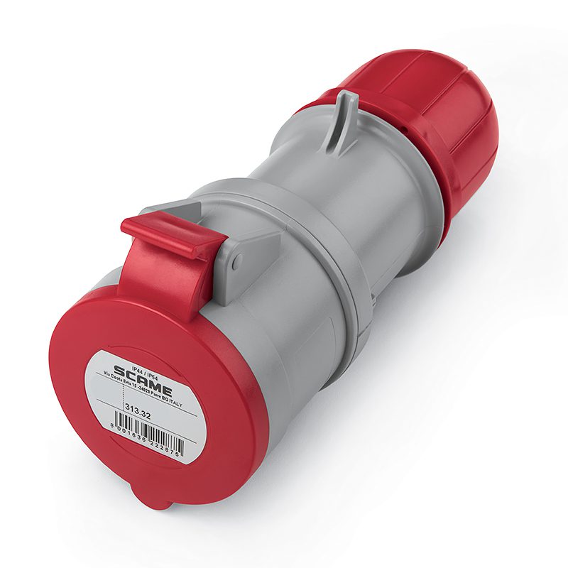 Zásuvka ZS324 313.3246 OPTIMA 400V/32A, 4p, spojovacia na kábel, IP44 SCAME
