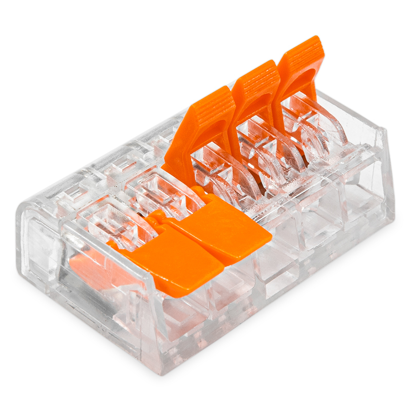 Svorka SBU5 univerzálna 5x(0,14-4,0mm2) 450V 32A Cu (1401088) zaklápacia (bal=100ks) (FIRN)