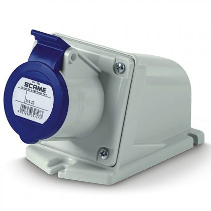 Zásuvka ZN323 514.3253 XENIA 230V/32A, 3p, skrutková, prisadená, IP54 SCAME