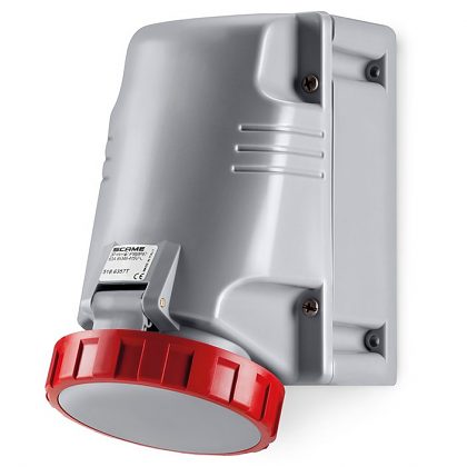 Zásuvka 518.6357T OPTIMA 400V/63A, 5p, prisadená, IP67 SCAME