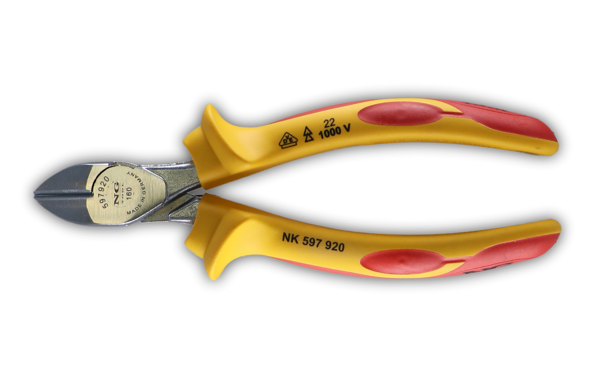 Kliešte NK597920 štípacie, stranové, 1kV, 160mm NG