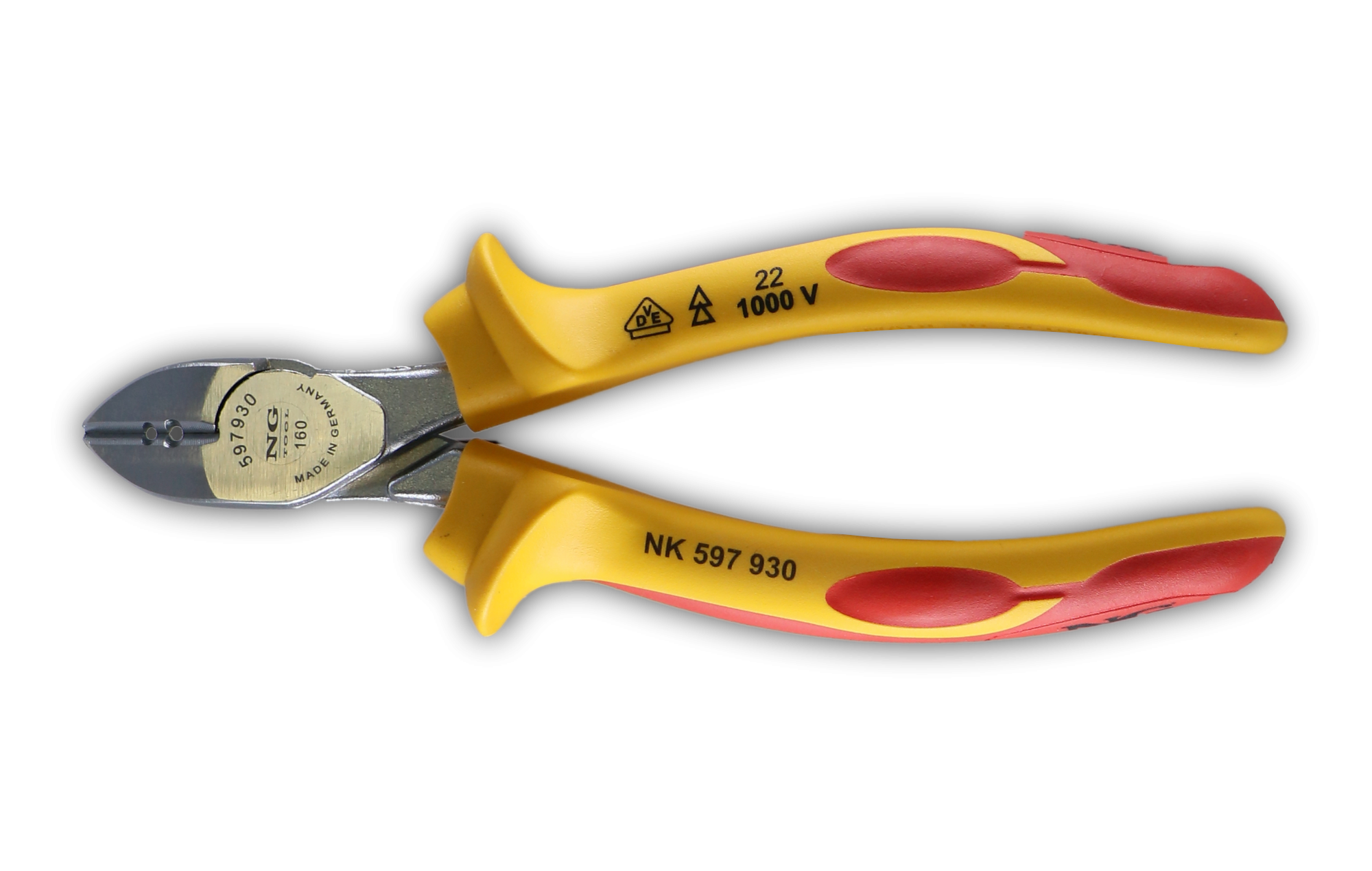 Kliešte NK597930 štípacie, stranové, silové 1kV, 160mm NG