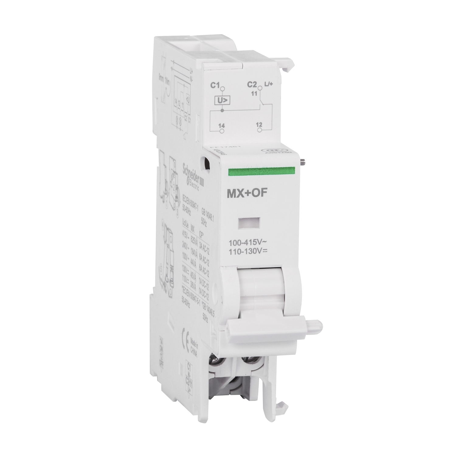 Spúšť A9N26946 vypínacia k ističom C120H MX+OF (220-415VAC, 110-130VDC)