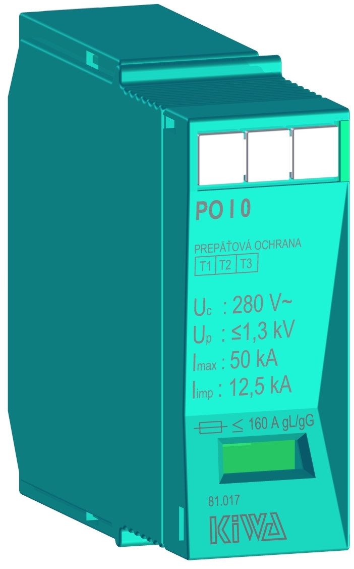 Ochrana 81.017 prepäťová PO I 0 "B" modul náhradný KIWA