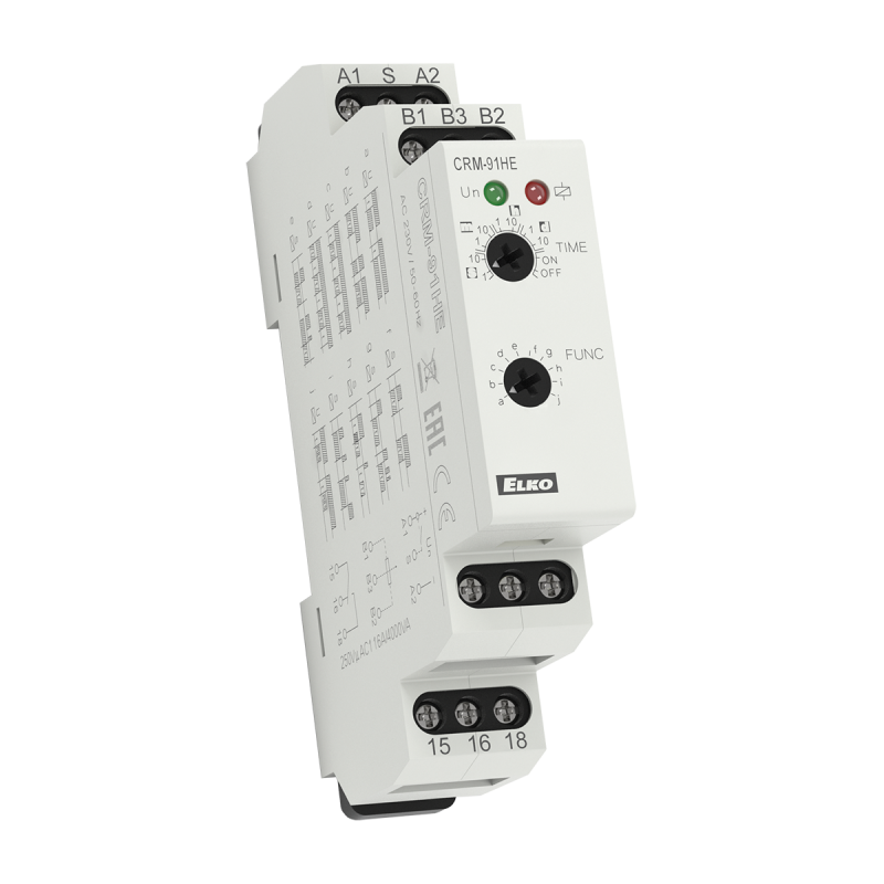 Relé CRM-91HE UNI 12-240V AC/DC bez potenciometra
