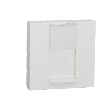 Zásuvka NU344918 1xRJ45 kat.6A FTP 2M biela UNICA
