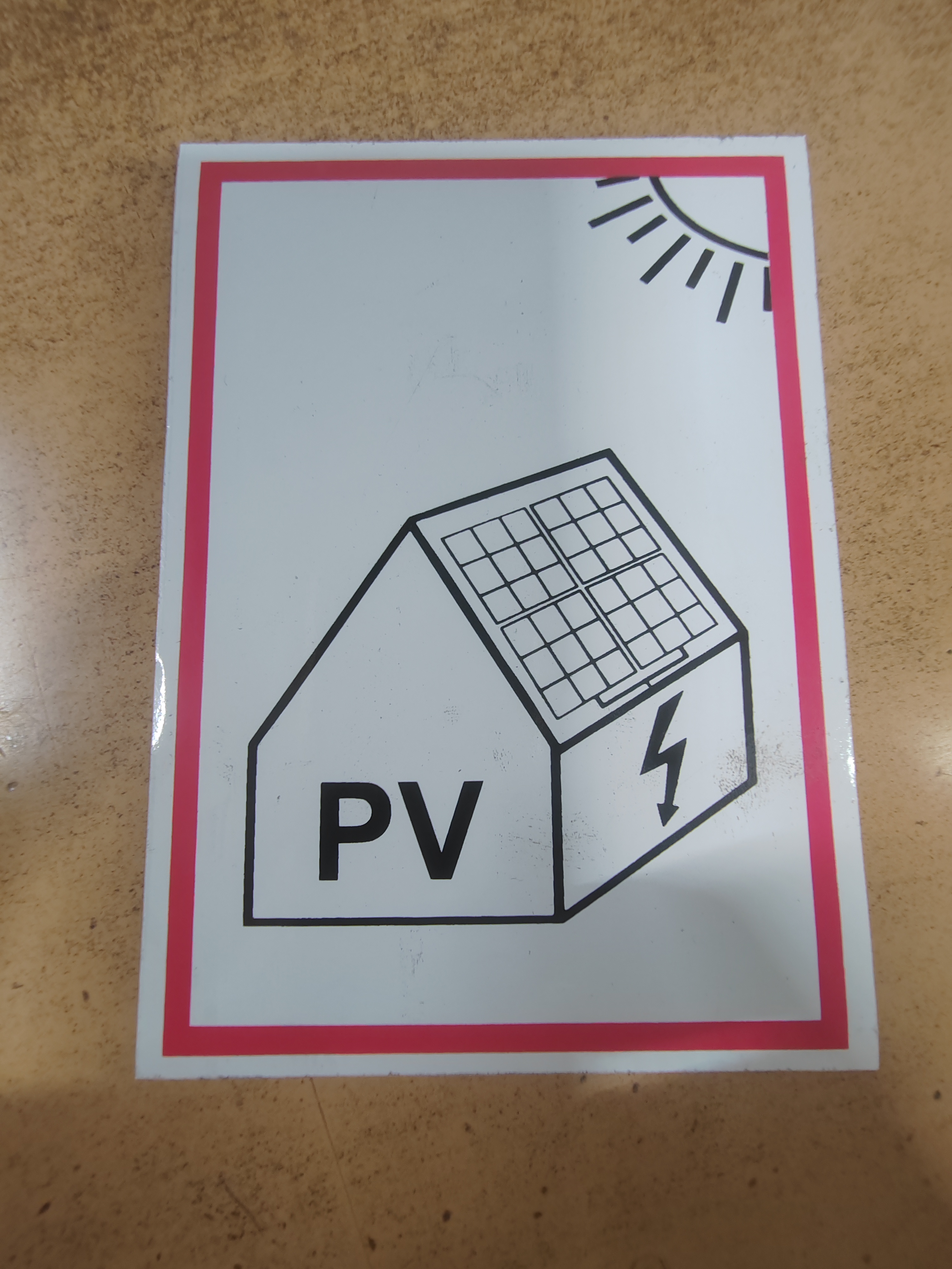Samolepka FVE (PV) 60x80mm (malá) 1552