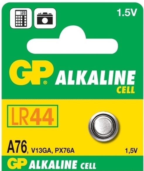 Batéria A76 (B1376) gombíková 1,5V (LR44, V13G, PX76A) GP