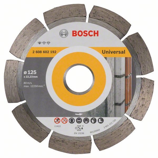 BOSCH 2608615059 Kotúč rezný diamantový 125mm Universal (2608602192)