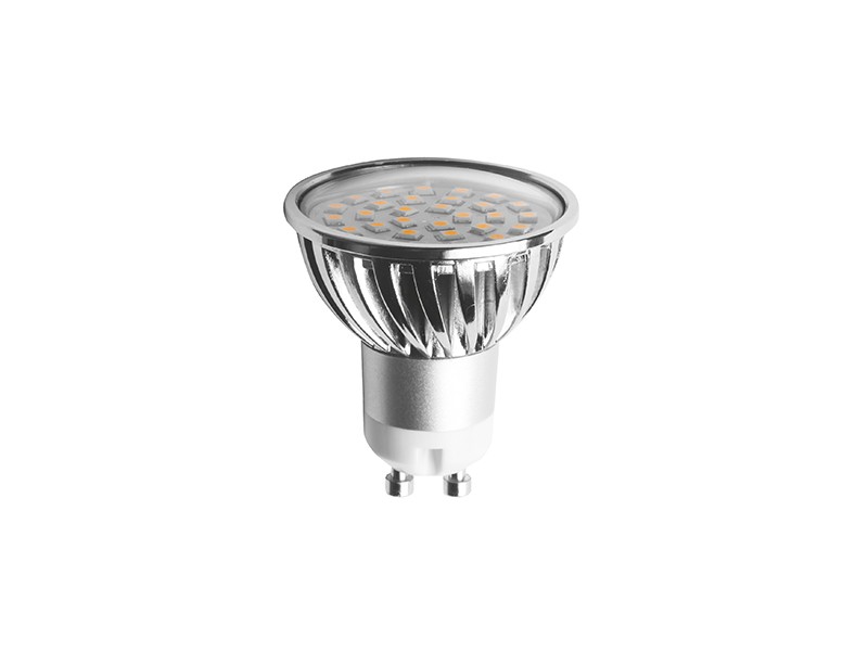 Žiarovka LED SMD C30 4W GU10 410Lm PN65108001 TEPLÁ 120st. + (RP5)