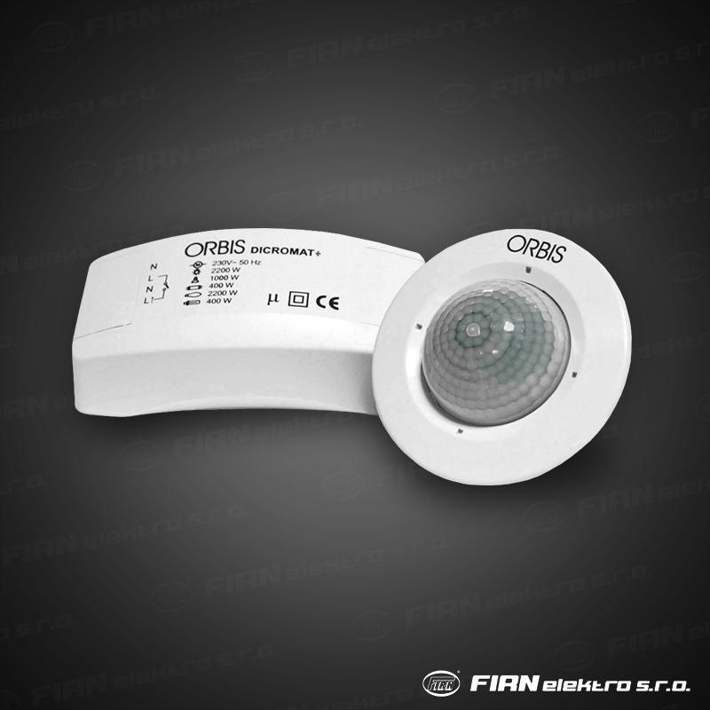 Čidlo pohybové DICROMAT+ CR do podhladu 360° 10A (2106015) (FIRN) + (RP7)