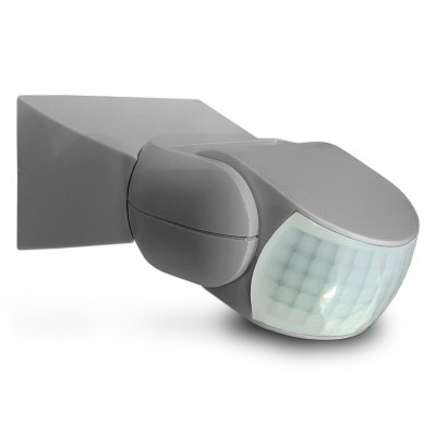 Snímač pohybu DR-04G PIR sivé 180° 5A IP65 (1622008) (FIRN)