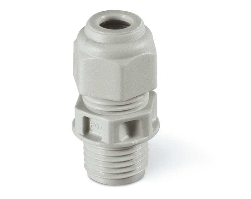 Vývodka 805.5412.0 M12x1,5 sivá, bez matice, UV, IP66 SCAME