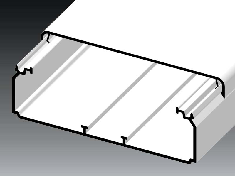 Žľab EKD 120x40 HD biely (l=2m)