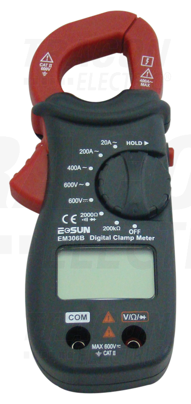 Multimeter EM306B digitálny DCV, ACV,DCA,400A,Ohm (K)