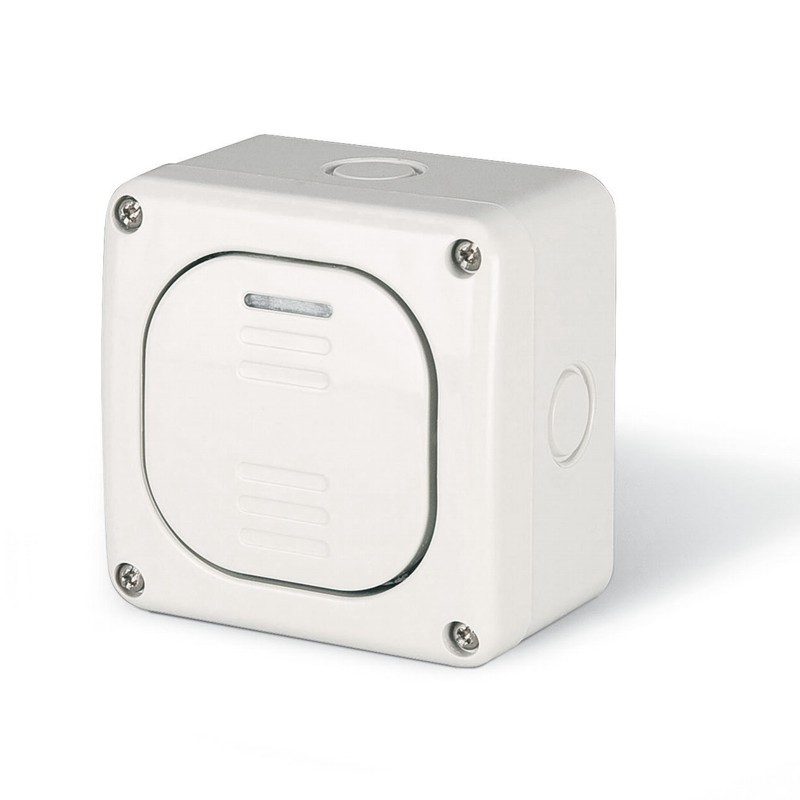 Spínač 137.5211 PROTECTA, č.6, sivý, prisadený, IP66 SCAME