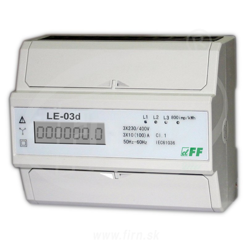 Elektromer LE-03d (DST 353-L) trojfázový 3x230V/400V 100A digitálny (1619038) (FIRN)