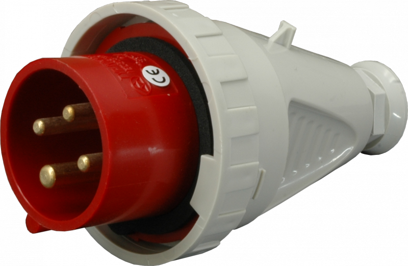 Vidlica IVG 3243, 400V/32A, 4p, na kábel, IP67