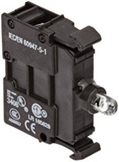 Objímka M22-LED230-R červená 85-264VAC čelná; č.216564