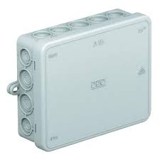 OBO 2000410 škatuľa A18 prázdna, sivá, prisadená, IP55, 125x100x40mm