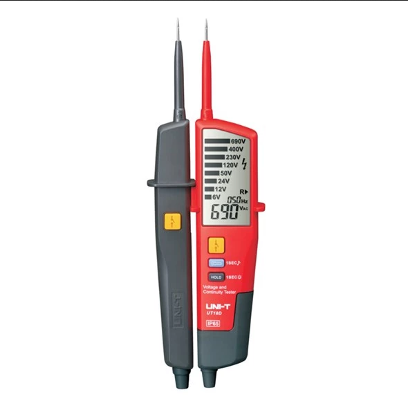 Skúšačka UNI-T UT18D 6V-690V test prúdových chráničov LCD (07750096)