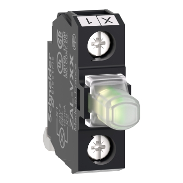 Signálka ZALVM1 biela LED (230VAC) mont. do krabice