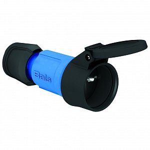 BALS 7490 zásuvka s ochranným krytom modrá 16A/250V IP54
