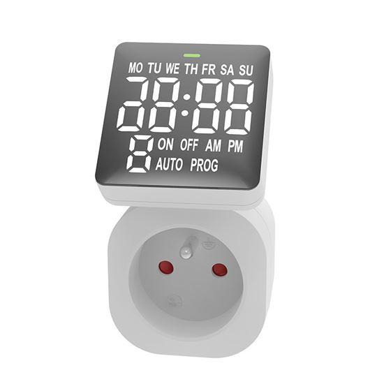 Hodiny DT36 digitálne do zásuvky týždenné 230V/16A (3680W)