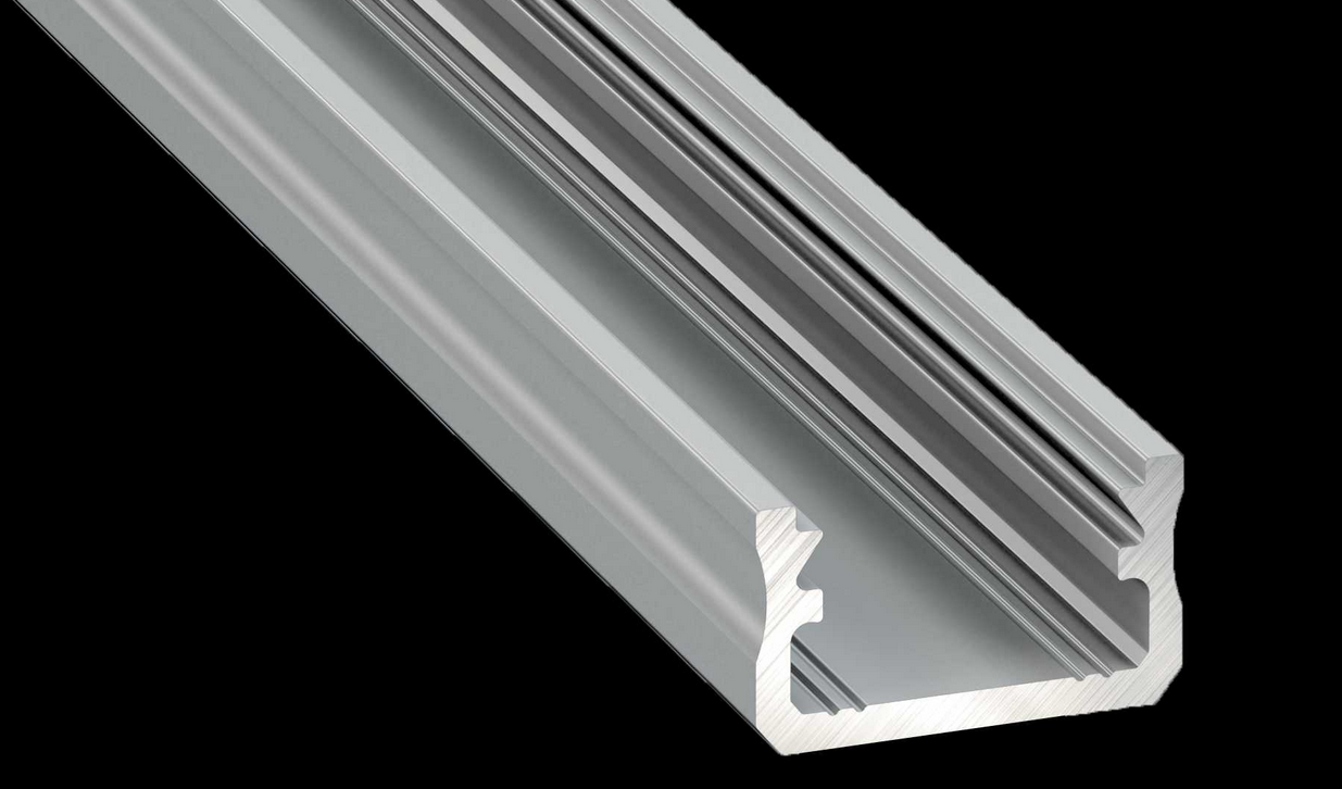 Lišta AL-PROFIL A SILVER 2m GXLP1007 prisadená