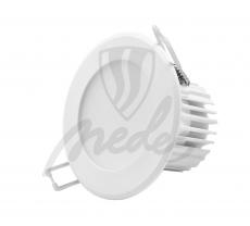 Svietidlo LED biele 7W 4000K 520lm zapustené IP44 LDL153 mont.otv. 75mm + (RP7)