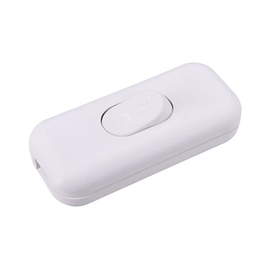 Vypínač PF-S šnúrový 1P biely priechodný 2,5A / 250V